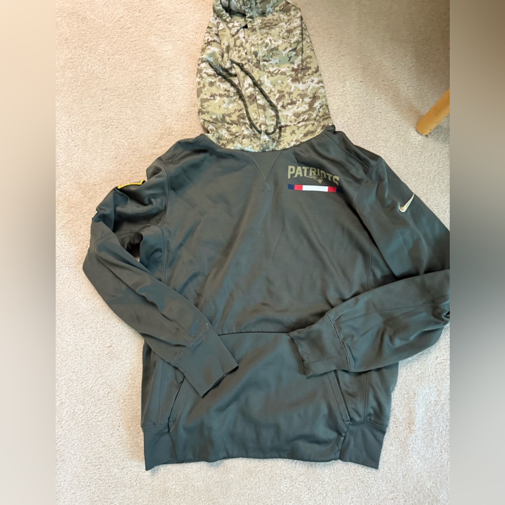 Nike Patriots Camo Hooded Sweatshirt